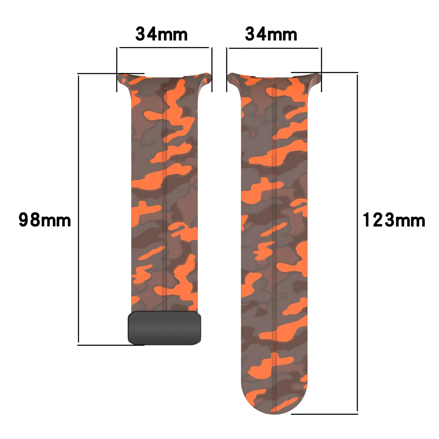 Camouflage Magnetic Band for Samsung Galaxy Watch 7 Ultra 47mm