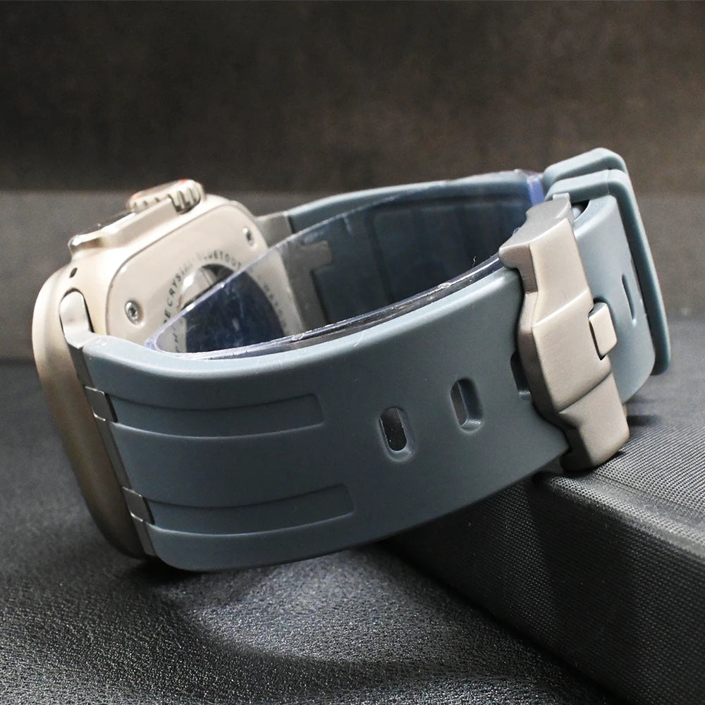 Titanium and Silicone Band for Apple Watch