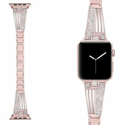 Crystal Detailing Metal Band for Apple Watch