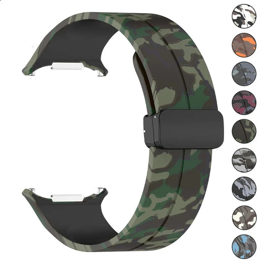 Camouflage Magnetic Band for Samsung Galaxy Watch 7 Ultra 47mm