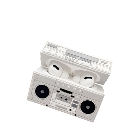 Retro Beats 3D Tape Recorder Case for AirPods