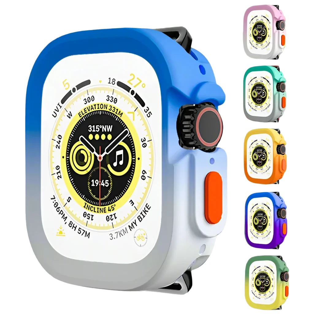 Bright Color Gradient Bumper for Apple Watch