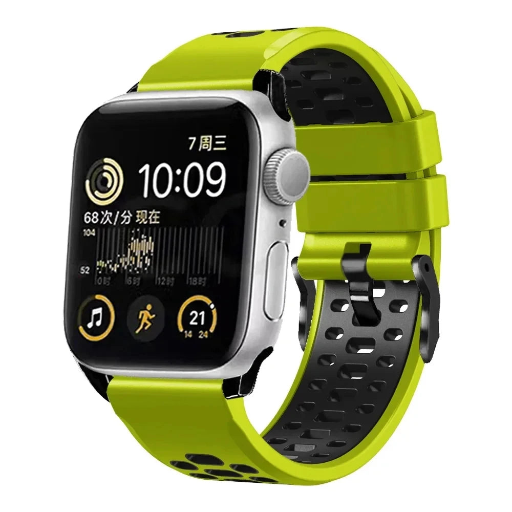 Vented Sports Silicone Band for Apple Watch