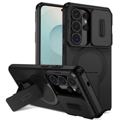 Lens Protector Phone Case for Samsung {Magnetic Kickstan)