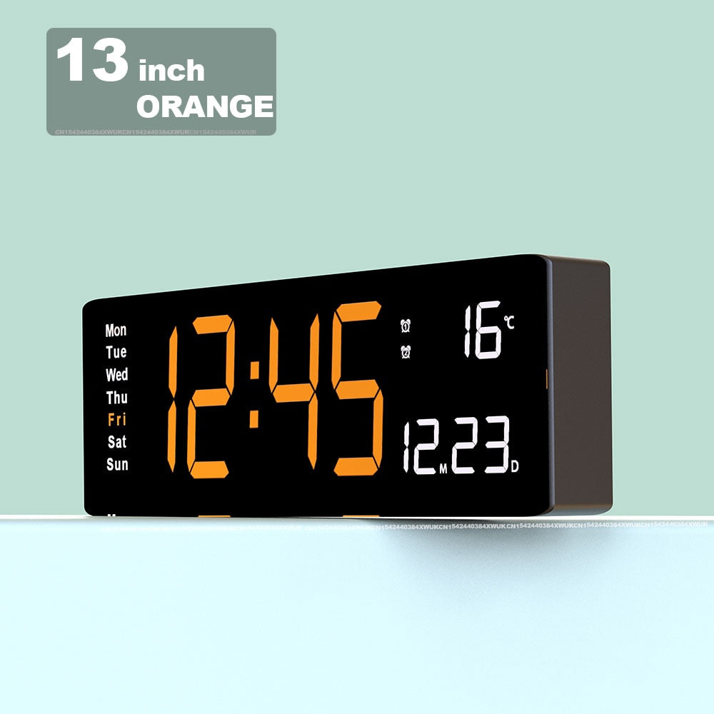 Modern Digital Wall Clock