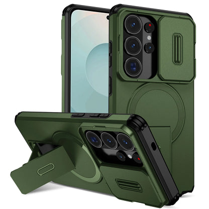Lens Protector Phone Case for Samsung {Magnetic Kickstan)
