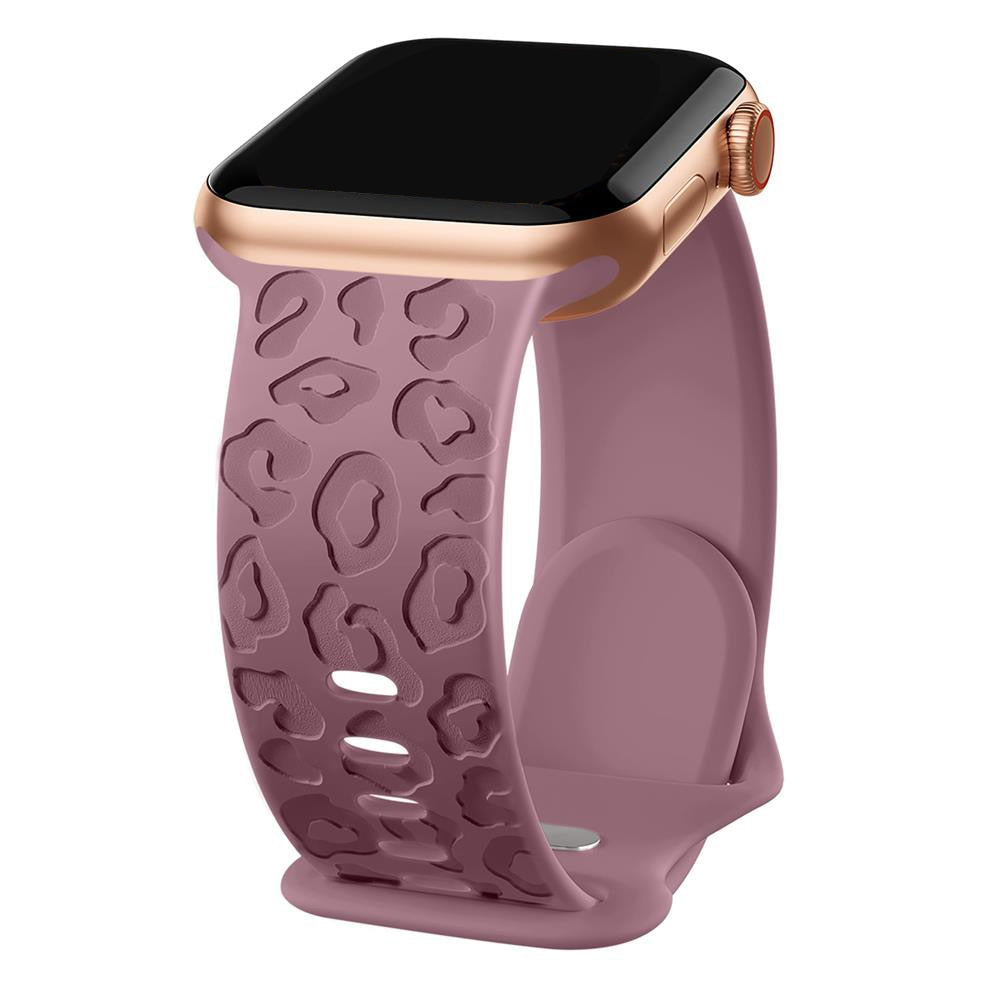 Wild Print Engraved Band for Apple Watch