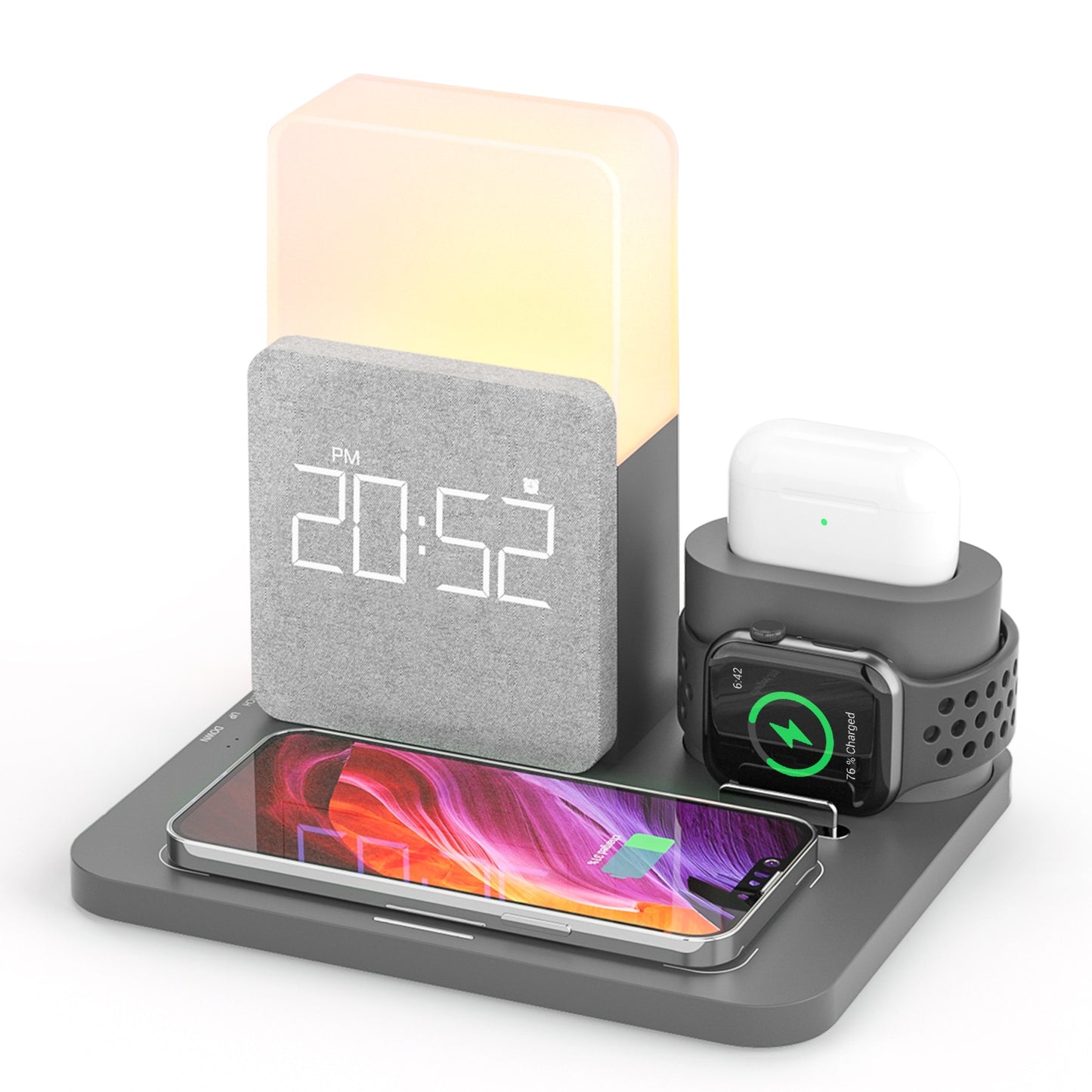 Luma Charge 4-in-1 Wireless Charging Station with Night Light