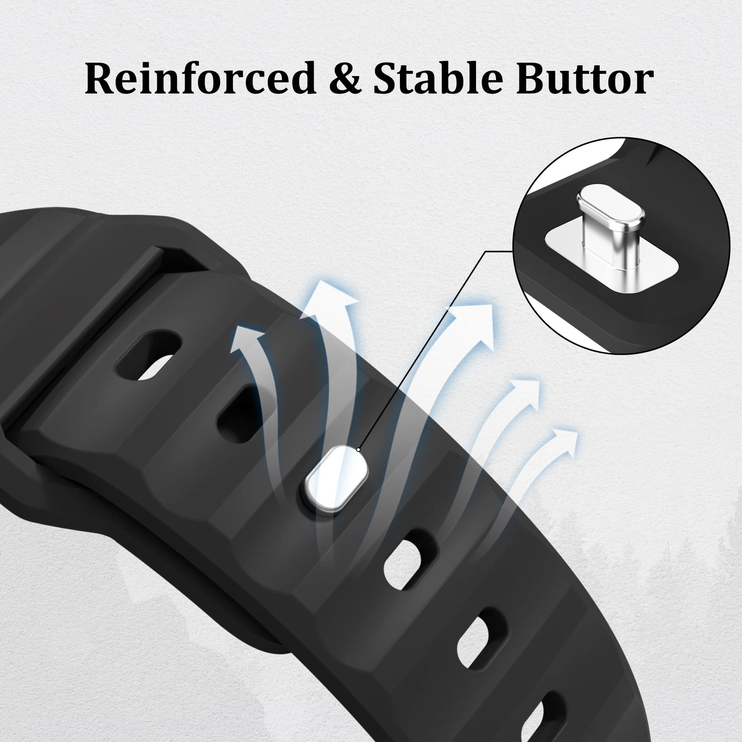 Slit Flex Silicone Band for Apple Watch