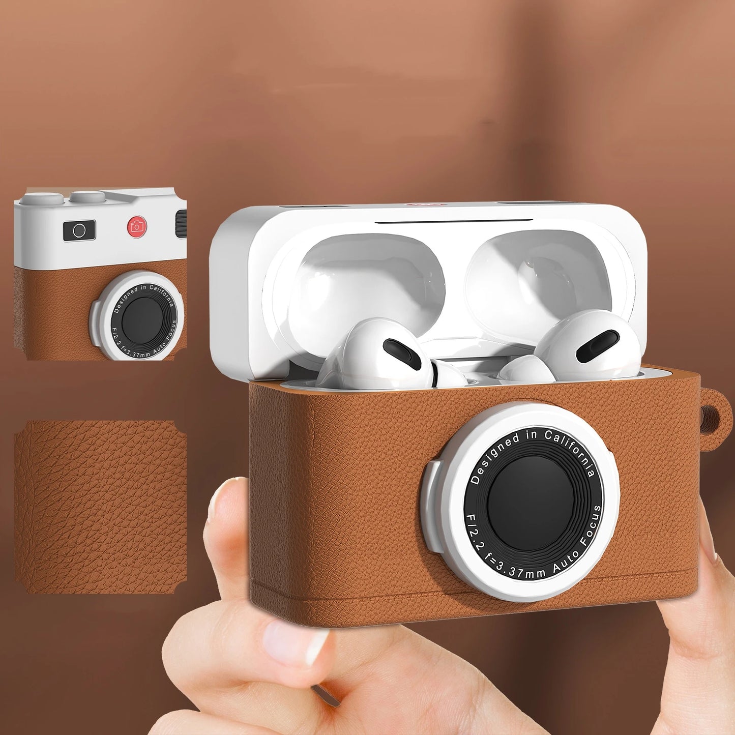 Retro Camera Earbuds Case for Airpods