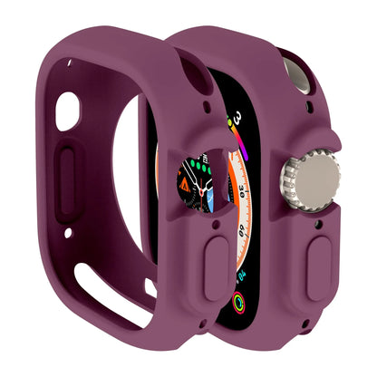 All-Round Shockproof Protective Silicone Bumper for Apple Watch Ultra3 2 49mm (Scratch-Resistant)