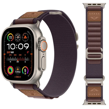 Alpine and Leather Detail Band for Apple Watch