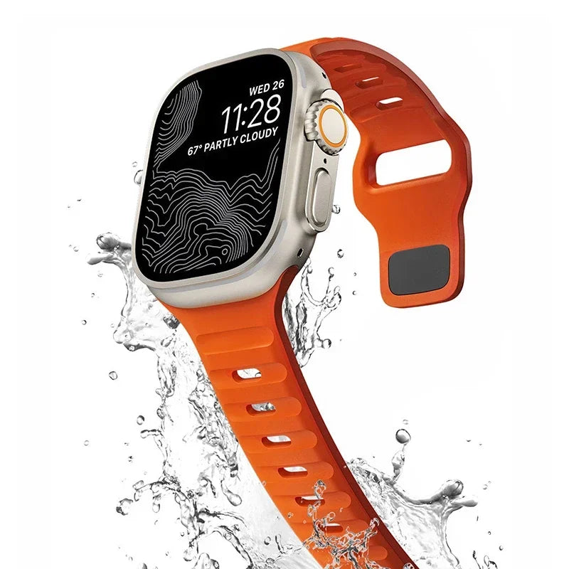 Bumper & Silicone Strap for Apple Watch Band