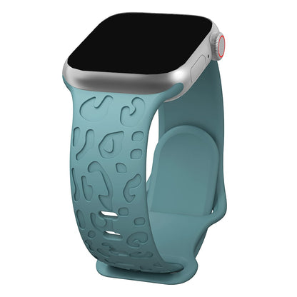 Wild Print Engraved Band for Apple Watch