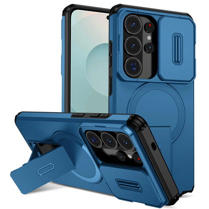 Lens Protector Phone Case for Samsung {Magnetic Kickstan)