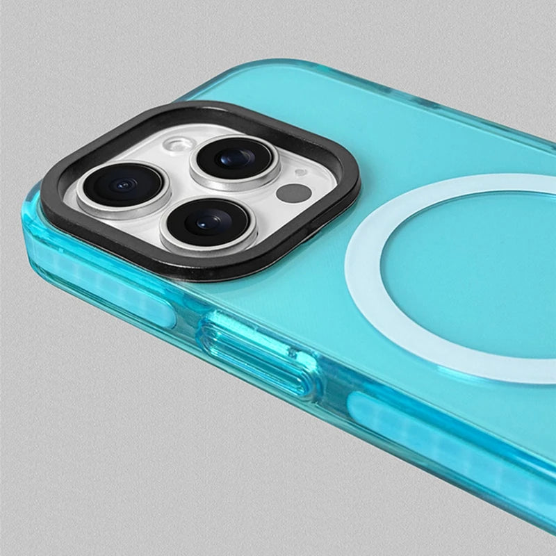 Neon Glow Transparent (MagSafe Phone Case)