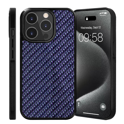 Real Carbon Fiber Armor Shockproof Cover for iPhone 15 (Wireless Charge)