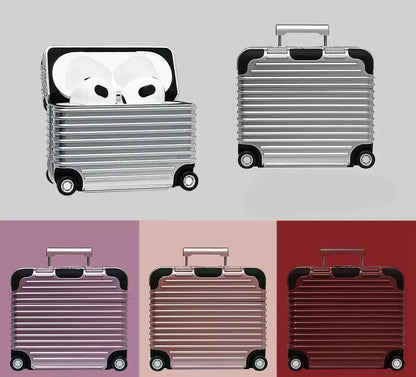 Travel Luggage Style Case for AirPods