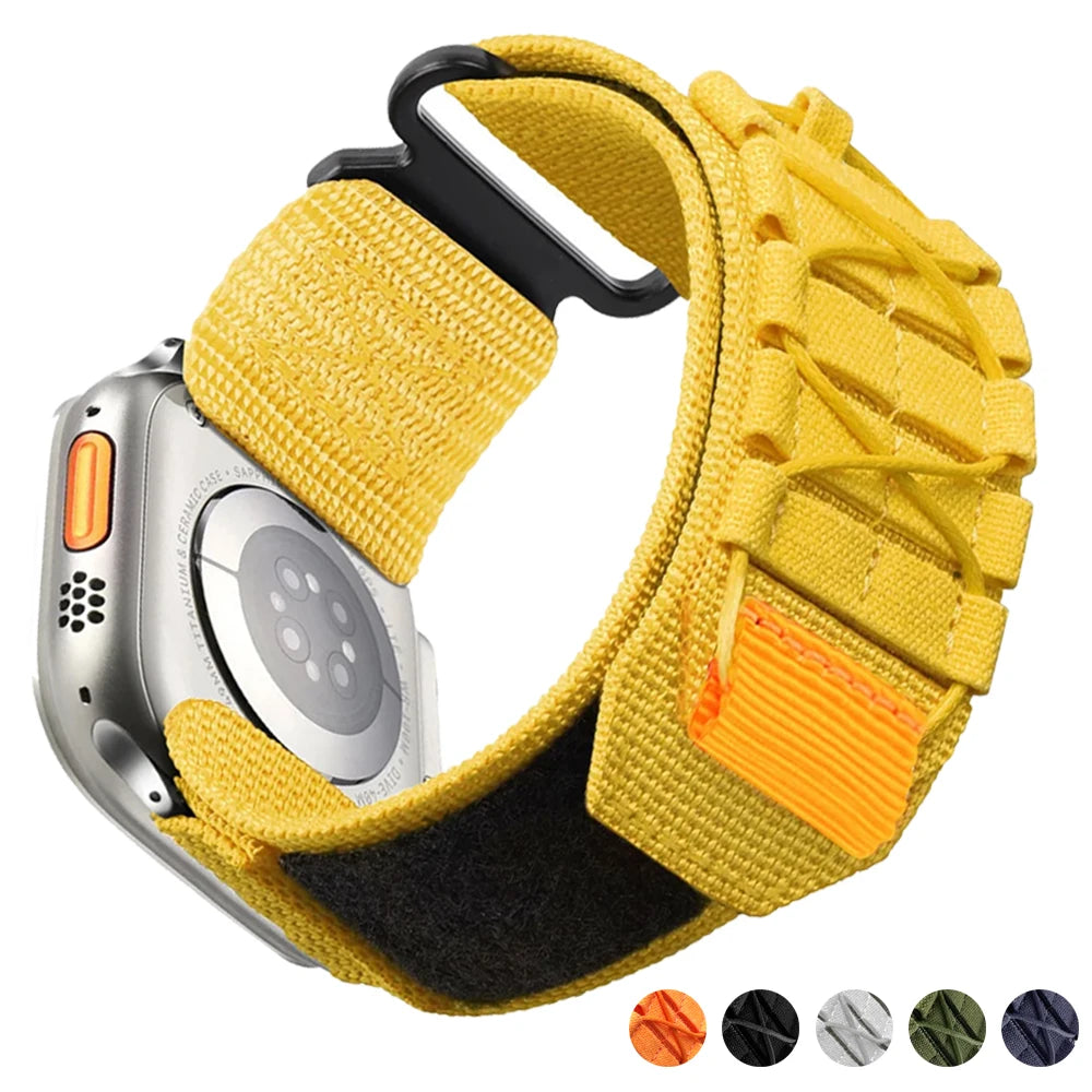 Tactical Strap for Apple Watch (Nylon Alpine Trail Loop)