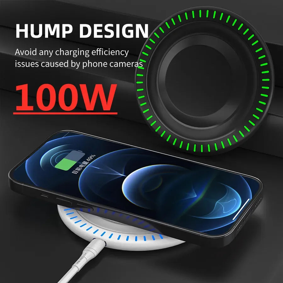 Glow Charge Illuminated Wireless Charging Pad