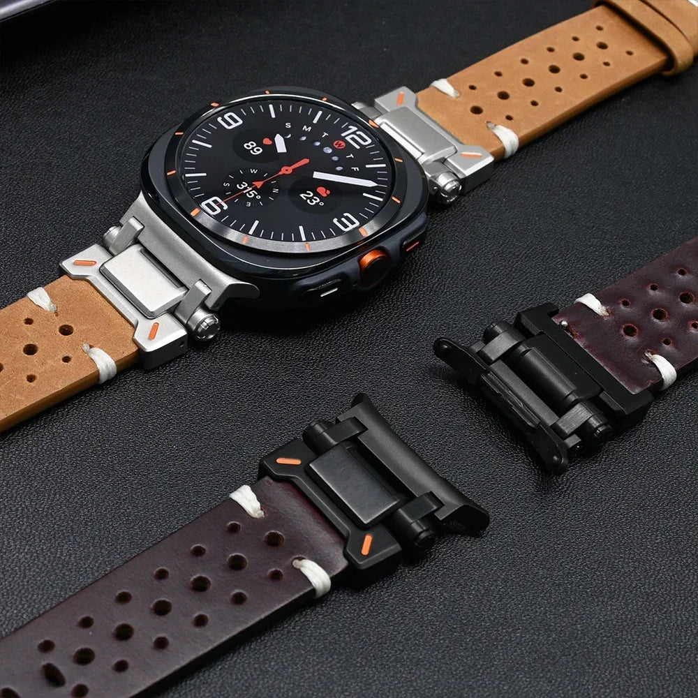 Leather Band for Samsung Galaxy Watch 7 Ultra 47mm