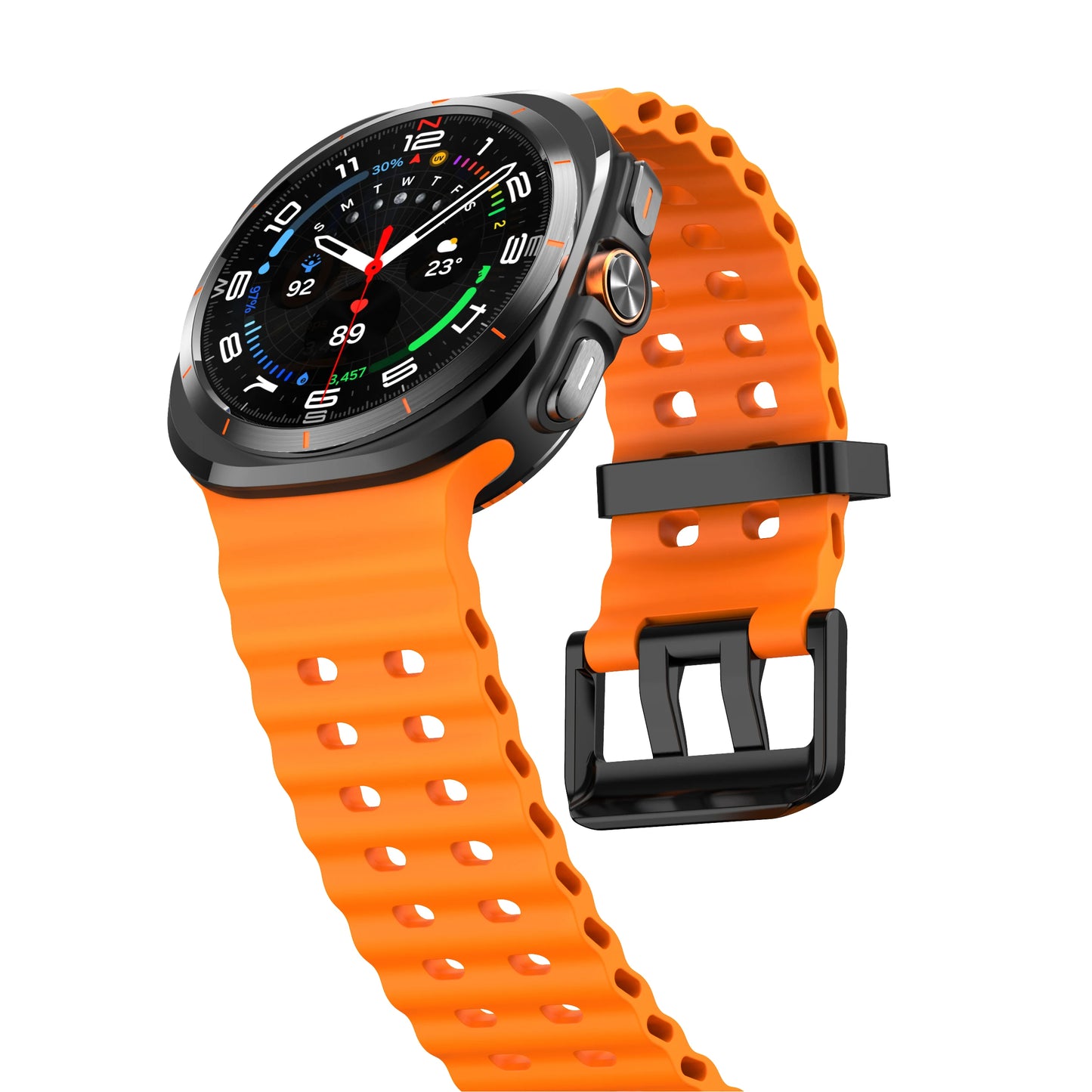 Silicone Marine Band for Samsung Galaxy Watch 7 Ultra 47mm