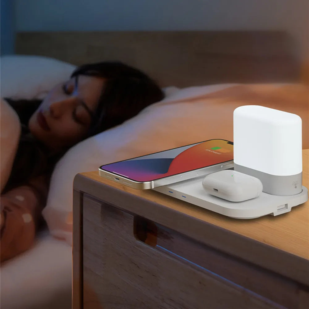 GlowCharge Wireless Dock with Ambient Night Light