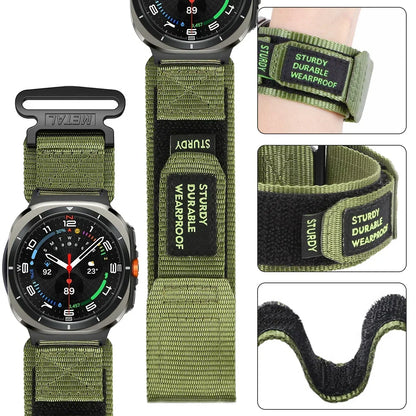 Tactical Band for Samsung Galaxy Watch 7 Ultra 47mm (No Gaps)