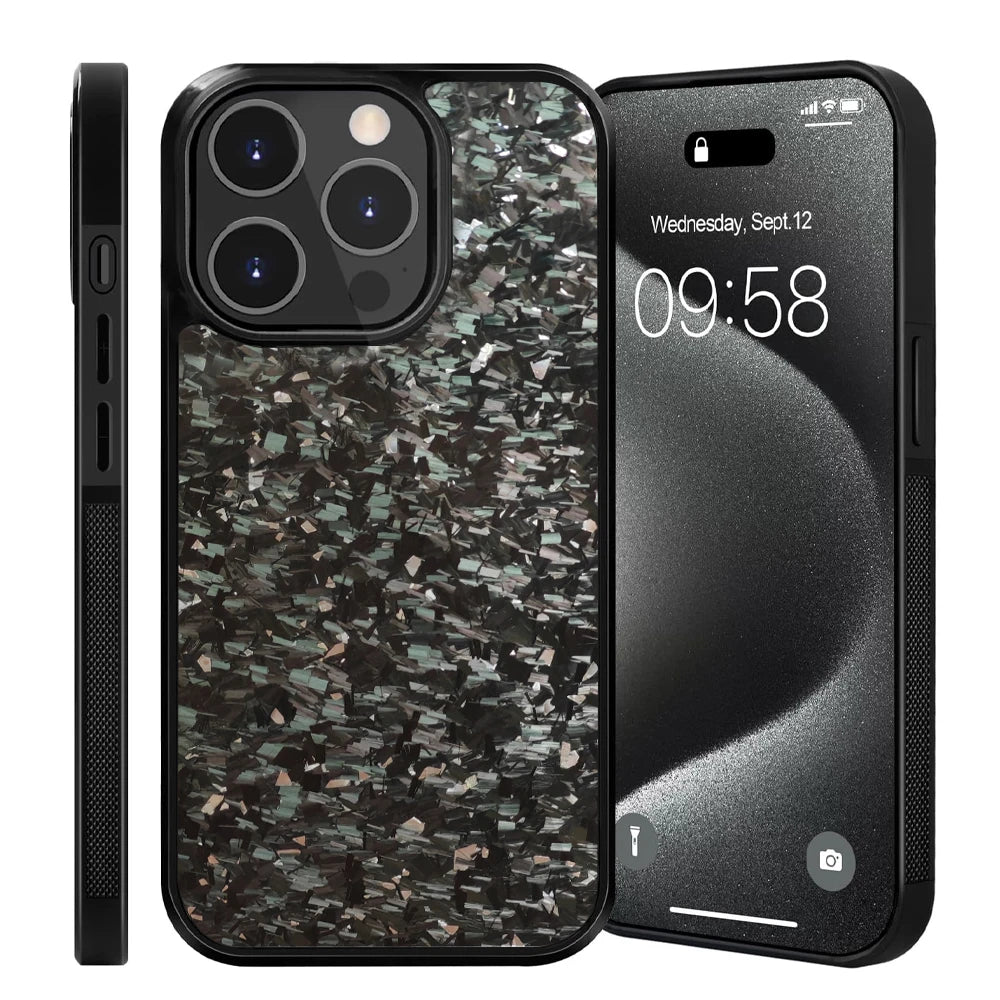 Real Carbon Fiber Armor Shockproof Cover for iPhone 15 (Wireless Charge)