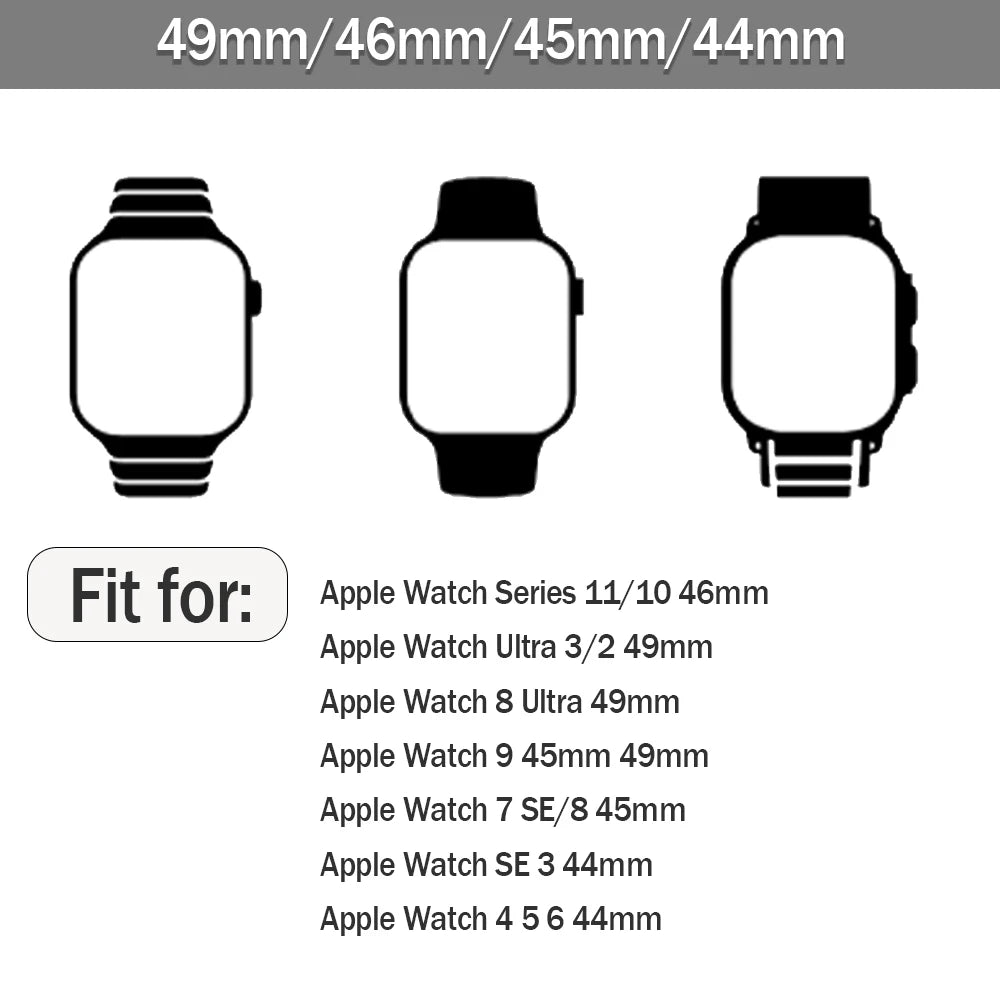 Two-tone Breathable Silicone Band For Apple Watch Ultra2 3 49mm SE 5 6 7 8 9 10 11 46mm 45mm 44mm