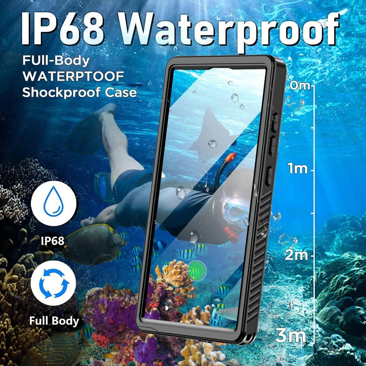 Shell Box Waterproof Case for Samsung Galaxy