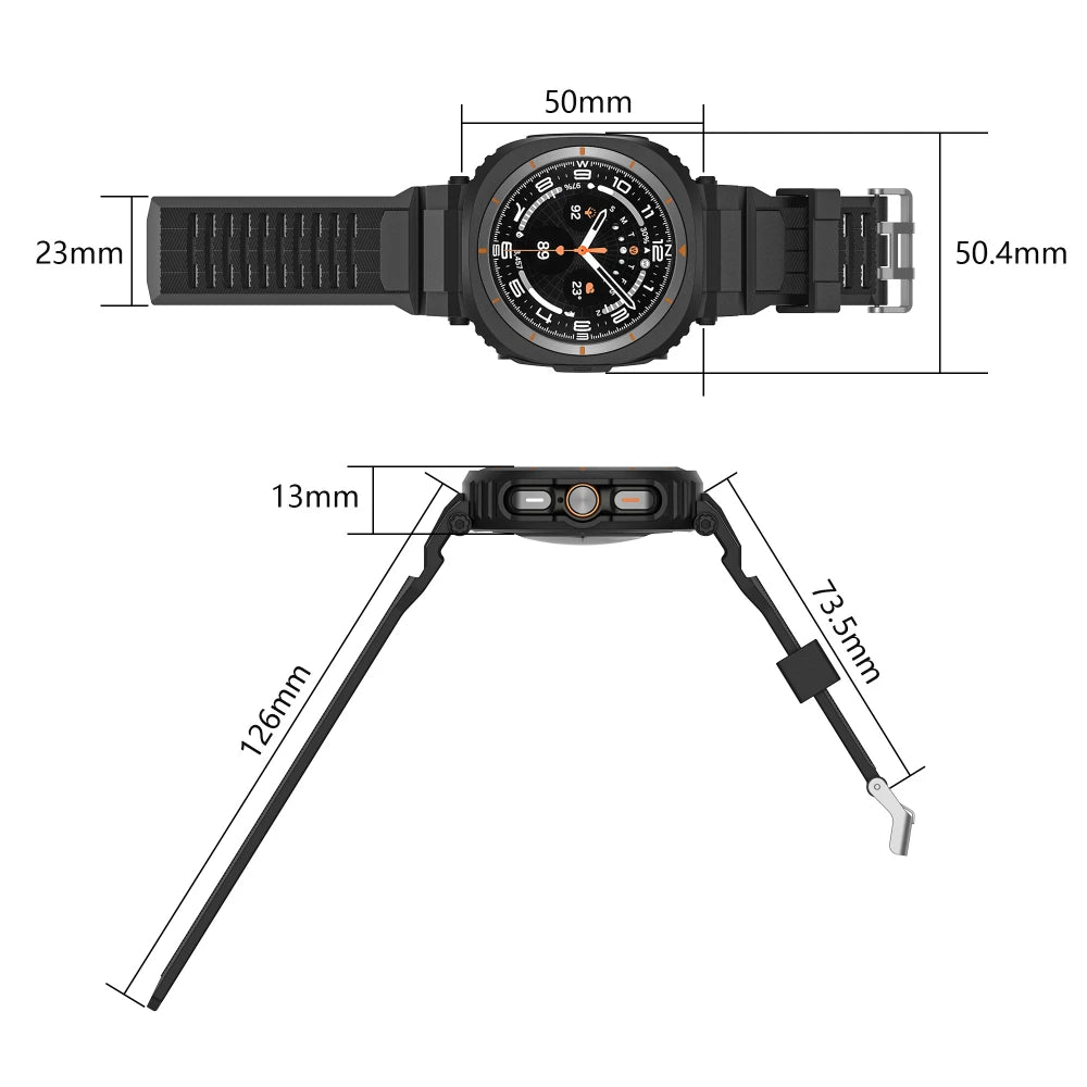 Gear Guard Bumper + Band All-in-One for Samsung Galaxy Watch 7 Ultra 47mm