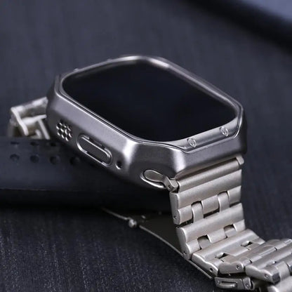 Stainless Steel Strap + Case for Apple Watch