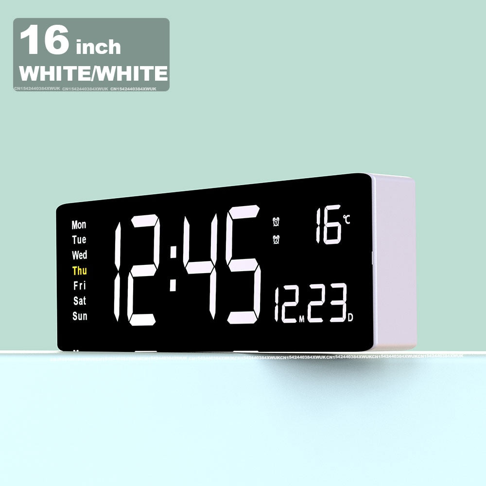 Modern Digital Wall Clock