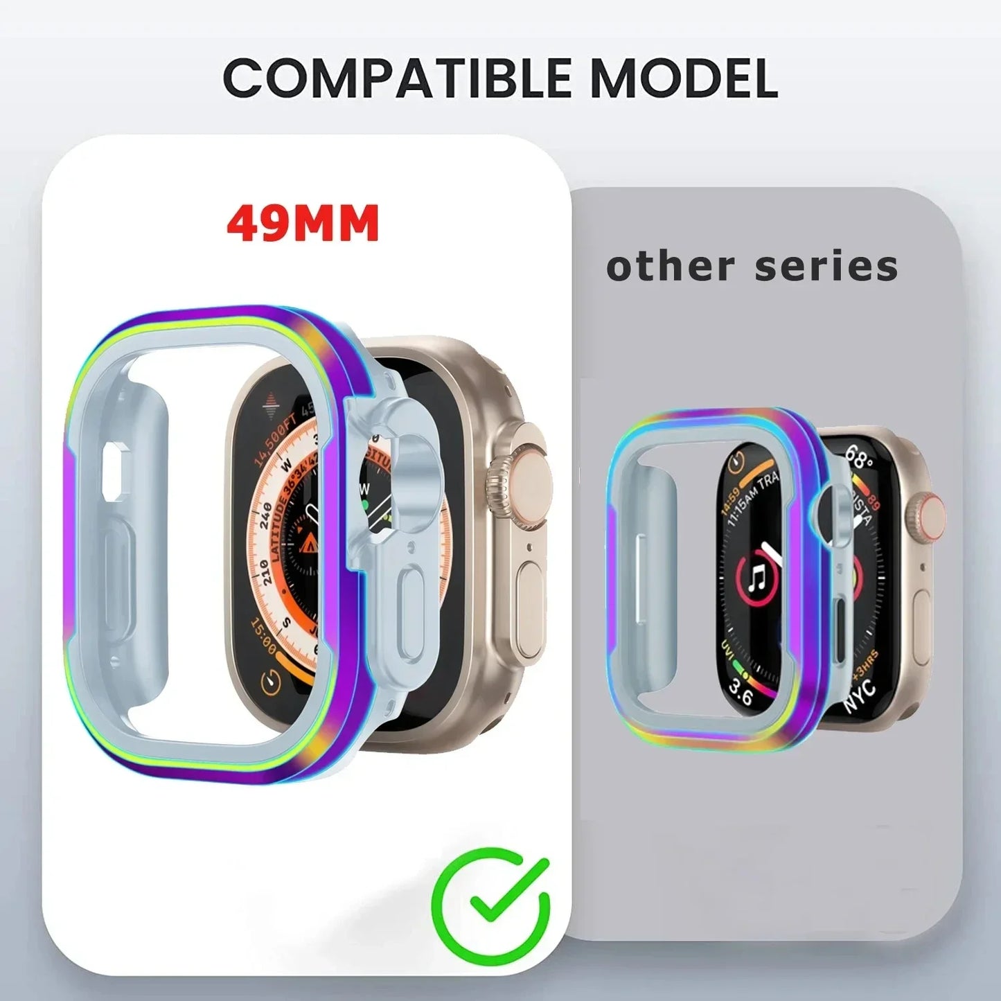 Alu Guard Aluminum Alloy Bumper for Apple Watch