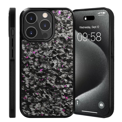 Real Carbon Fiber Armor Shockproof Cover for iPhone 15 (Wireless Charge)