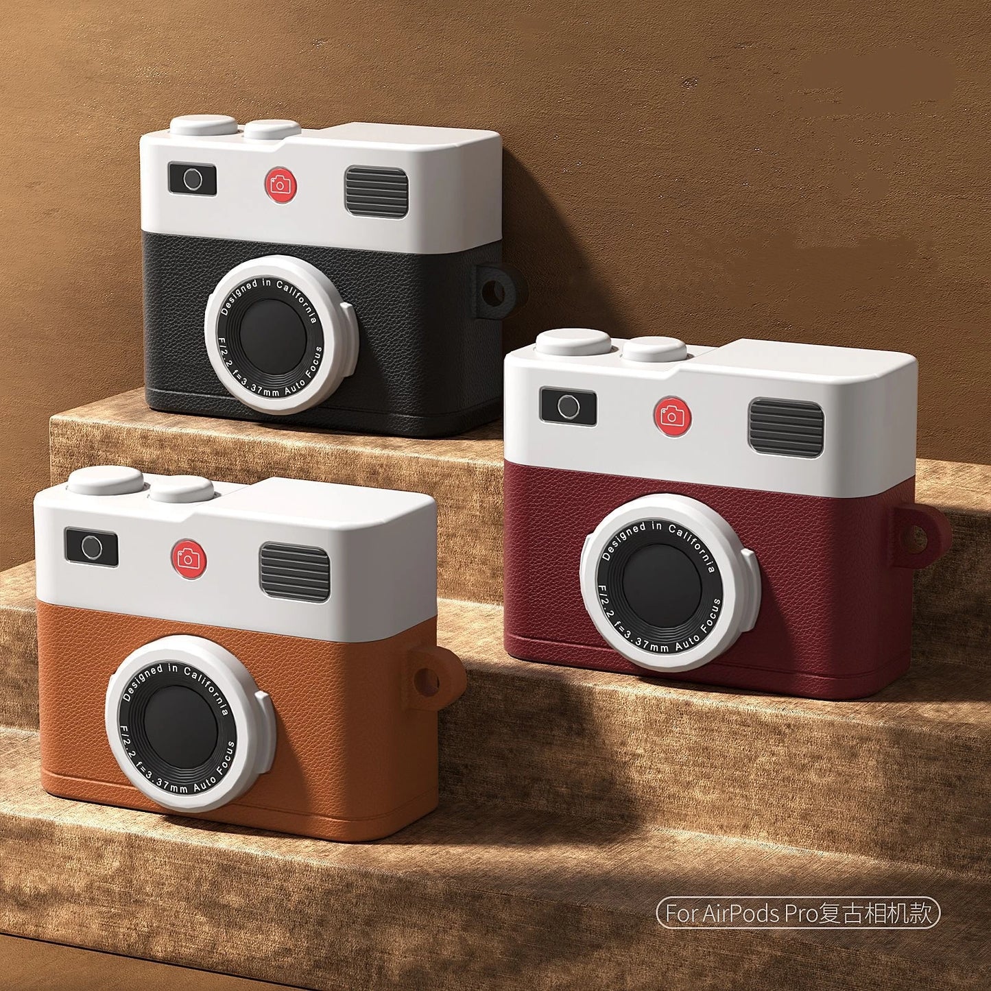 Retro Camera Earbuds Case for Airpods