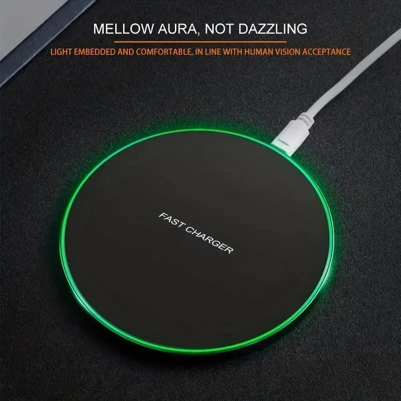 FlashGlow LED Fast Charging Pad