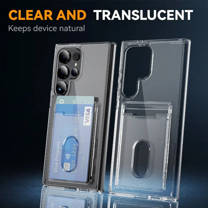 CardShield Clear Case for Samsung Galaxy