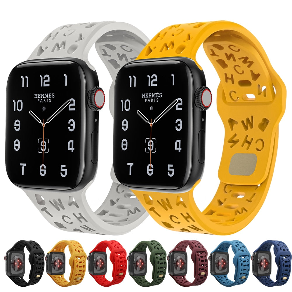 Alpha Band Silicone Band for Apple Watch